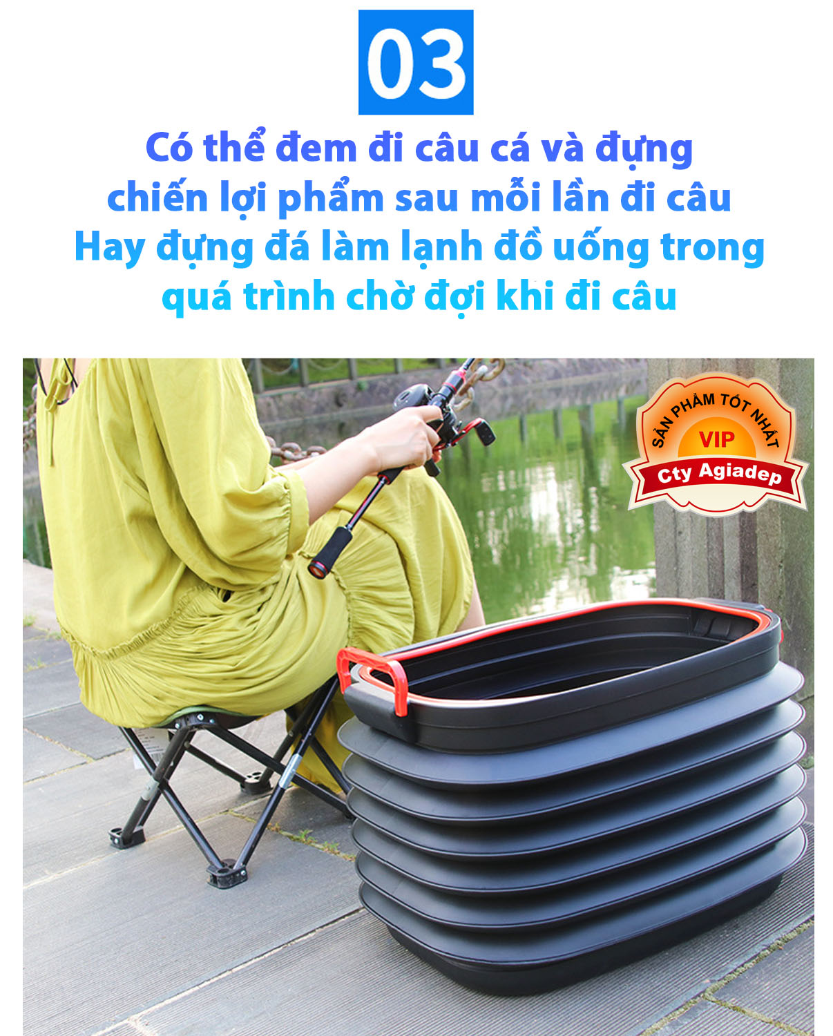 Thùng đựng đồ Cartech 37L ABS cao cấp kéo thả, gấp gọn dễ dàng đựng đồ trên ô tô