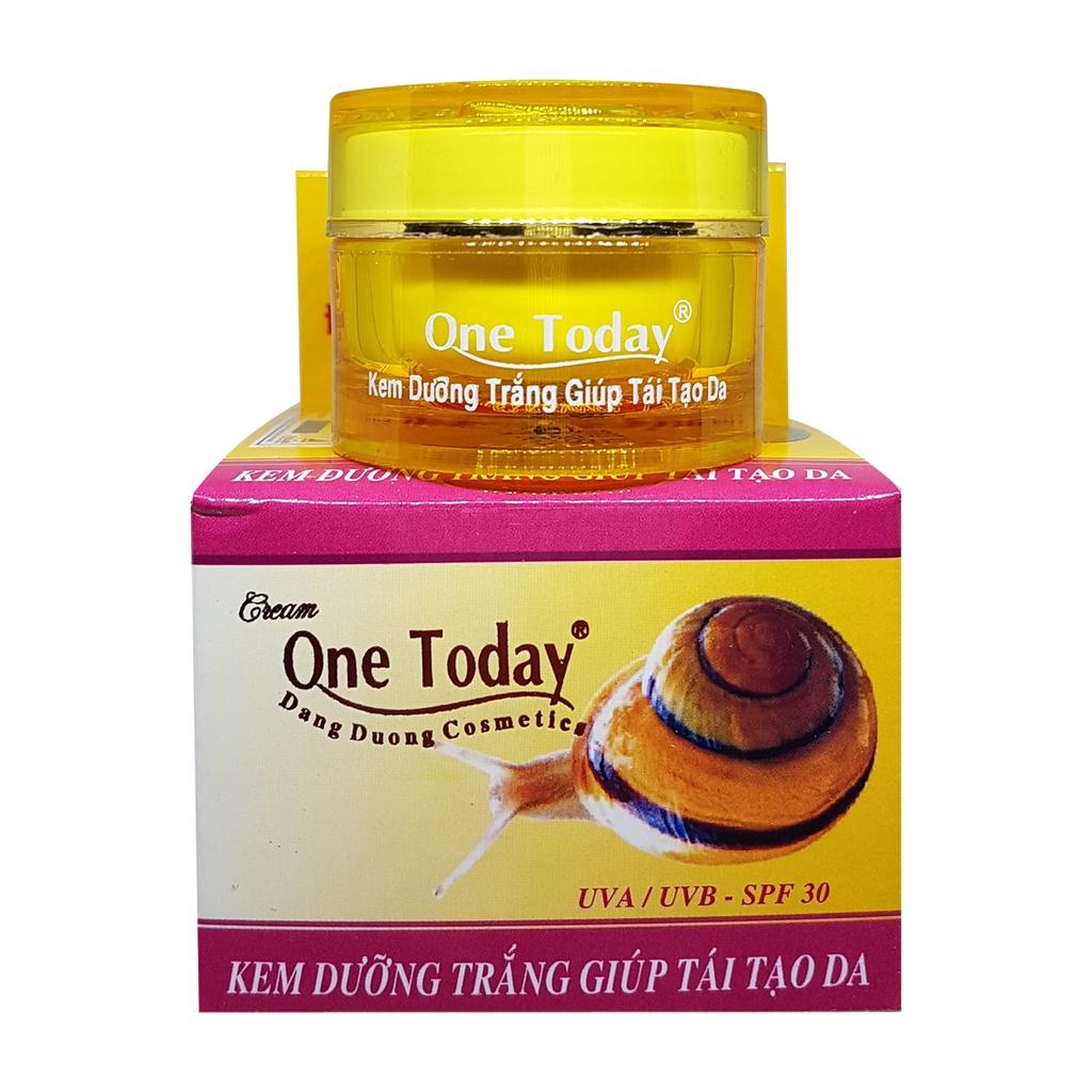 Kem Dưỡng Trắng Giúp Tái Tạo Da One Today 9g + Tặng Sữa Rửa Mặt One Today 50ml