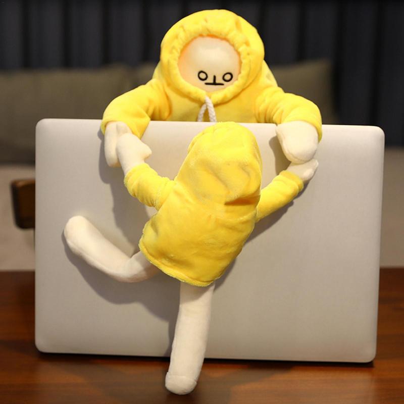 Gấu bông người chuối, người chuối nhồi bông trầm cảm, Banana Man cô đơn nhồi bông tạo nhiều kiểu dáng