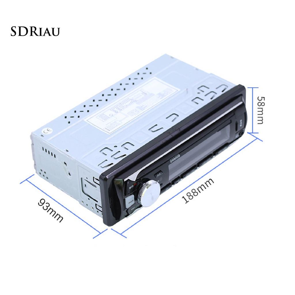 *QCDZ* 508 12V Car Bluetooth U Disk/TF Card/AUX/FM Radio Audio Stereo MP3 Player