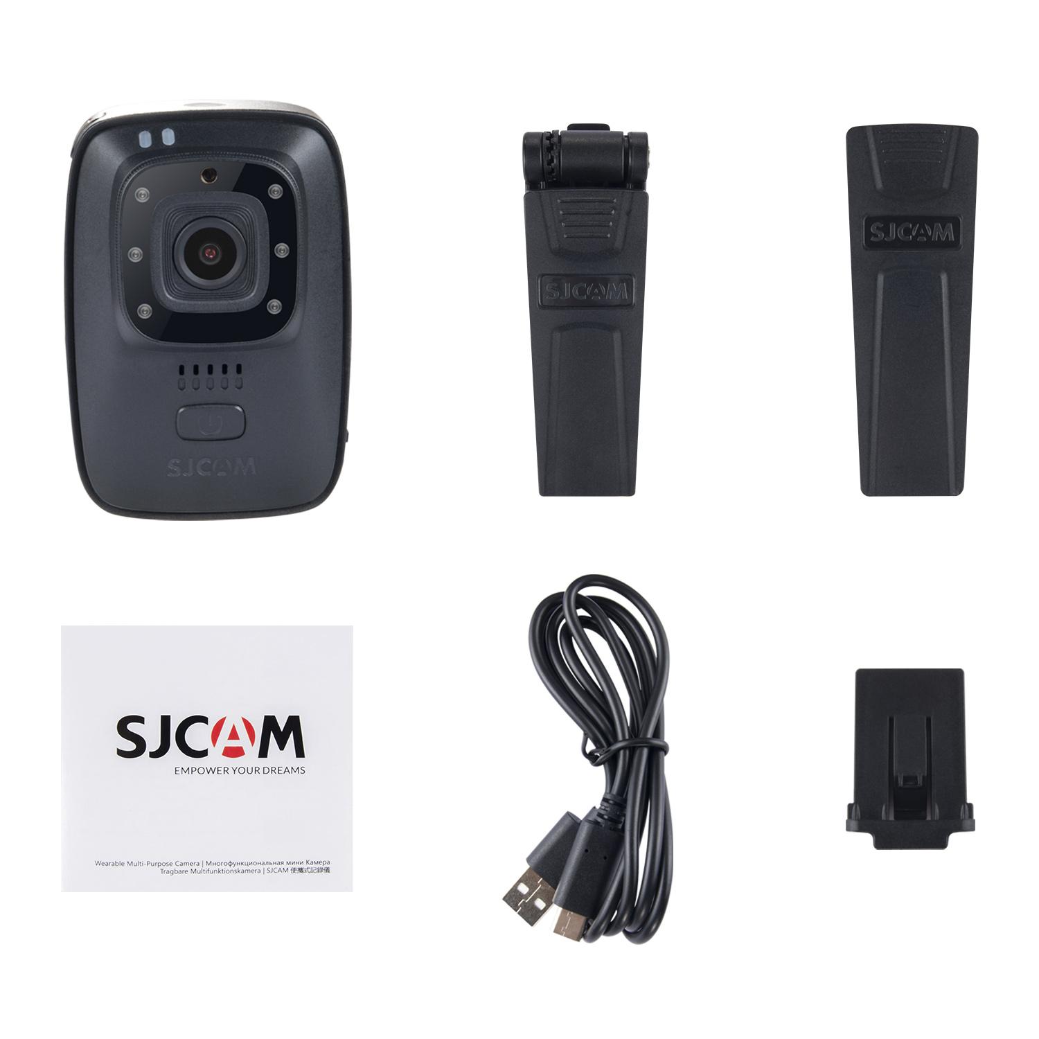 Camera thân SJCAM A10 Di động Camera an ninh hồng ngoại đeo được IR-Cut Tầm nhìn ban đêm Camera hành động định vị bằng laser