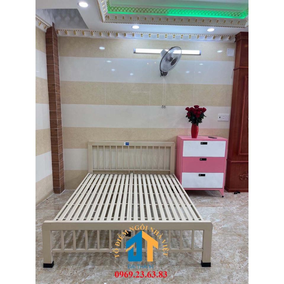 Giường Sắt Phong Cách Cổ Điển 1m6x2m - ĐẠI THÀNH