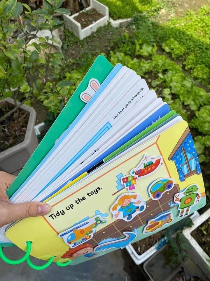 Đồ Chơi Trẻ Em, Sách Bóc Dán 17 Chủ Đề, Học Liệu Bóc Dán Montessori, Asstar Đồ Chơi Giáo Dục Cho Bé