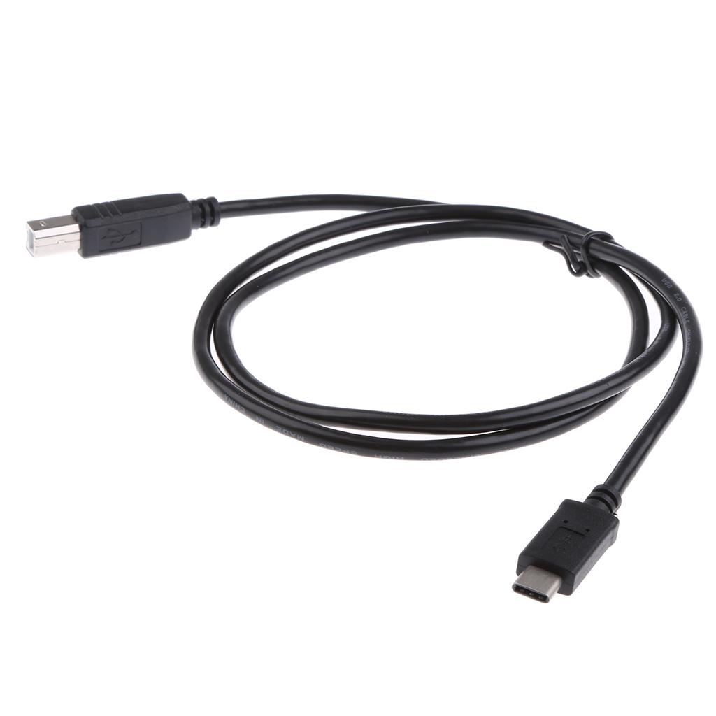 USB Type-c to USB2.0 Type-B Male Data Charge Printer Printing Cable Cord