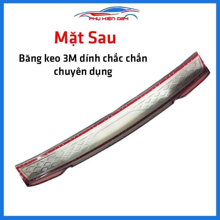 Ốp chống trầy cốp ngoài nhựa đen Fortuner 2012-2013-2014-2015-2016 hàng loại 1 dán cốp sau chống xước trang trí xe