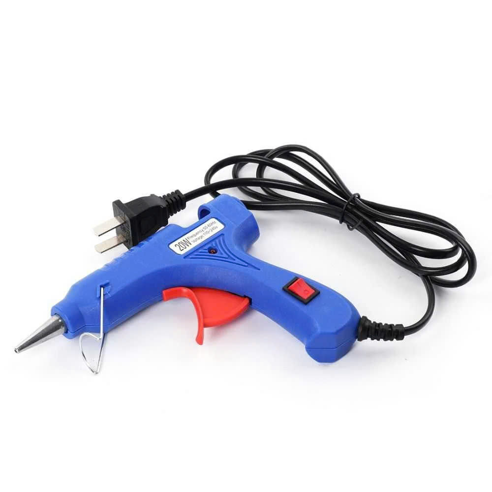 Súng Bắn Keo (Cỡ Lớn/Nhỏ) Có Công Tắc Kèm 10 Keo Nến Silicon