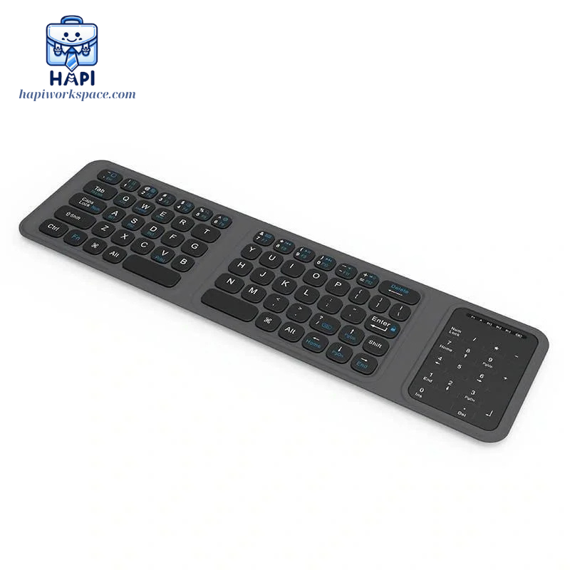 Bàn phím gập hàng hàng chính hãng WiWU FMK-05 siêu gọn, khớp gập chắc chắn, cảm giác gõ êm ái