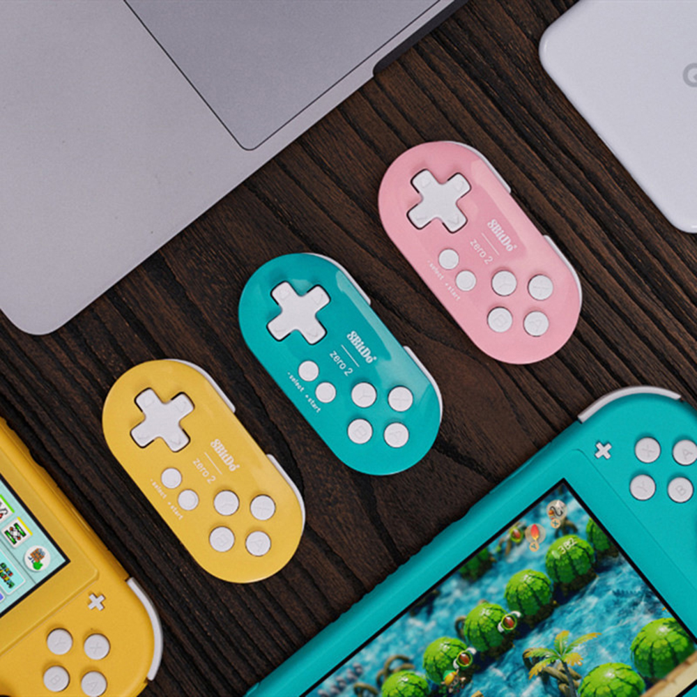 Tay cầm chơi game 8BitDo Zero 2 Bluetooth Gamepad Tương thích với Nintendo Switch Windows Android