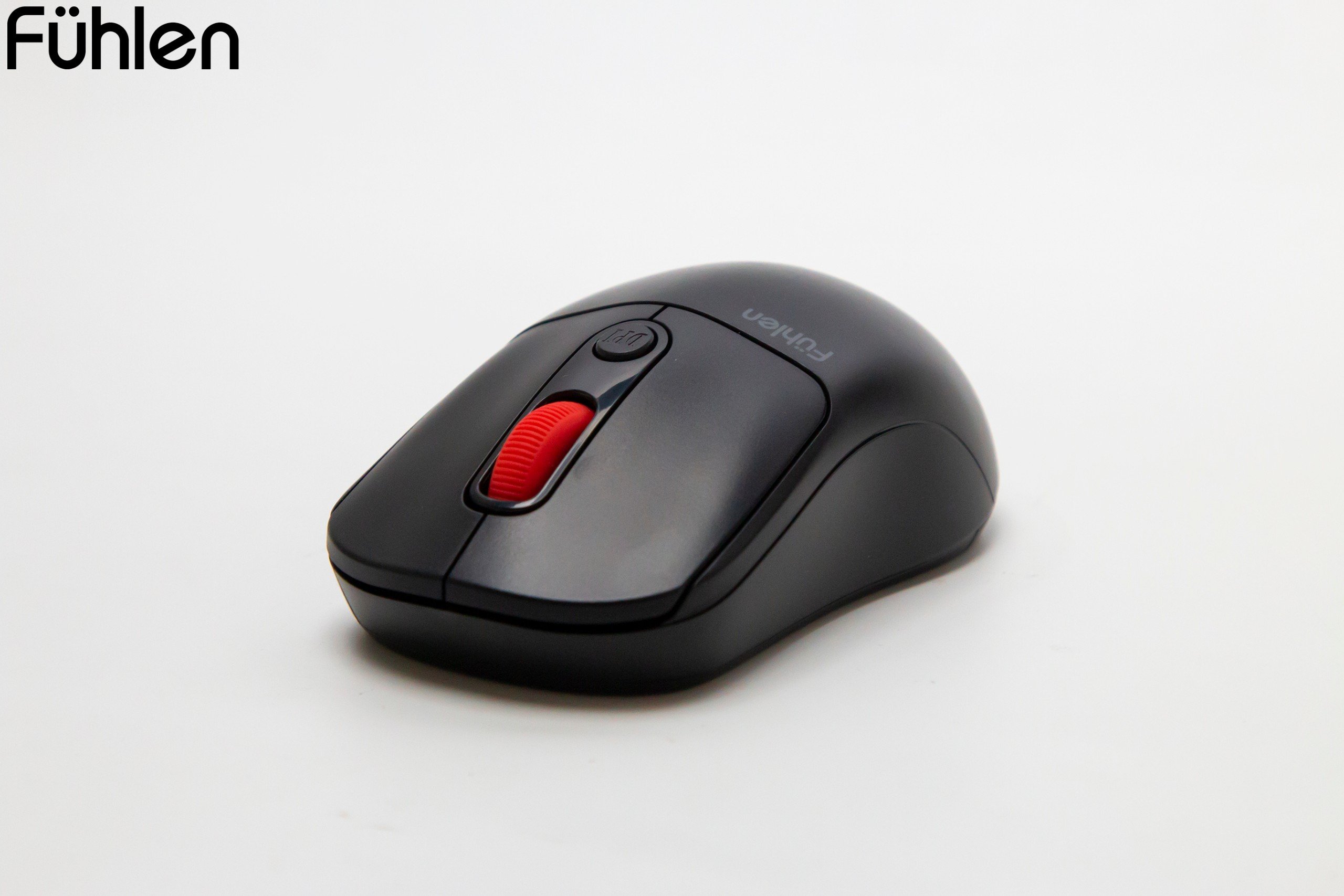 Chuột không dây Fuhlen M08s siêu bền, DPI 1600, bảo hành hãng Ninza 24 tháng, Tặng kèm pin- Hàng chính hãng