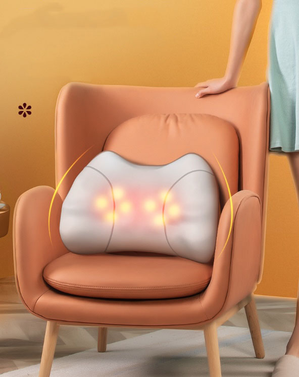 Gối Tựa Lưng Massage Pin Sạc 3 Chế Độ Thông Minh Maxalation Art - hàng cao cấp