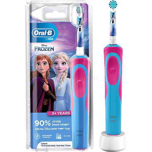 Bàn chải điện trẻ em Oral-B Stages Power Extra Soft 3+ D12.513K - Hàng chính hãng