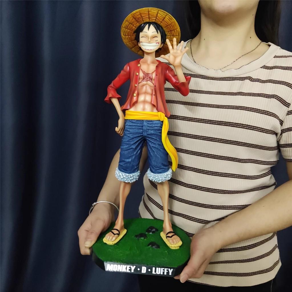Mô Hình Luffy Xin Chào 42CM Tỉ Lệ 1/4 Mô hình One Piece Cao Cấp, Figure Mô Hình Anmie One Piece Luffy Vua Hải Tặc