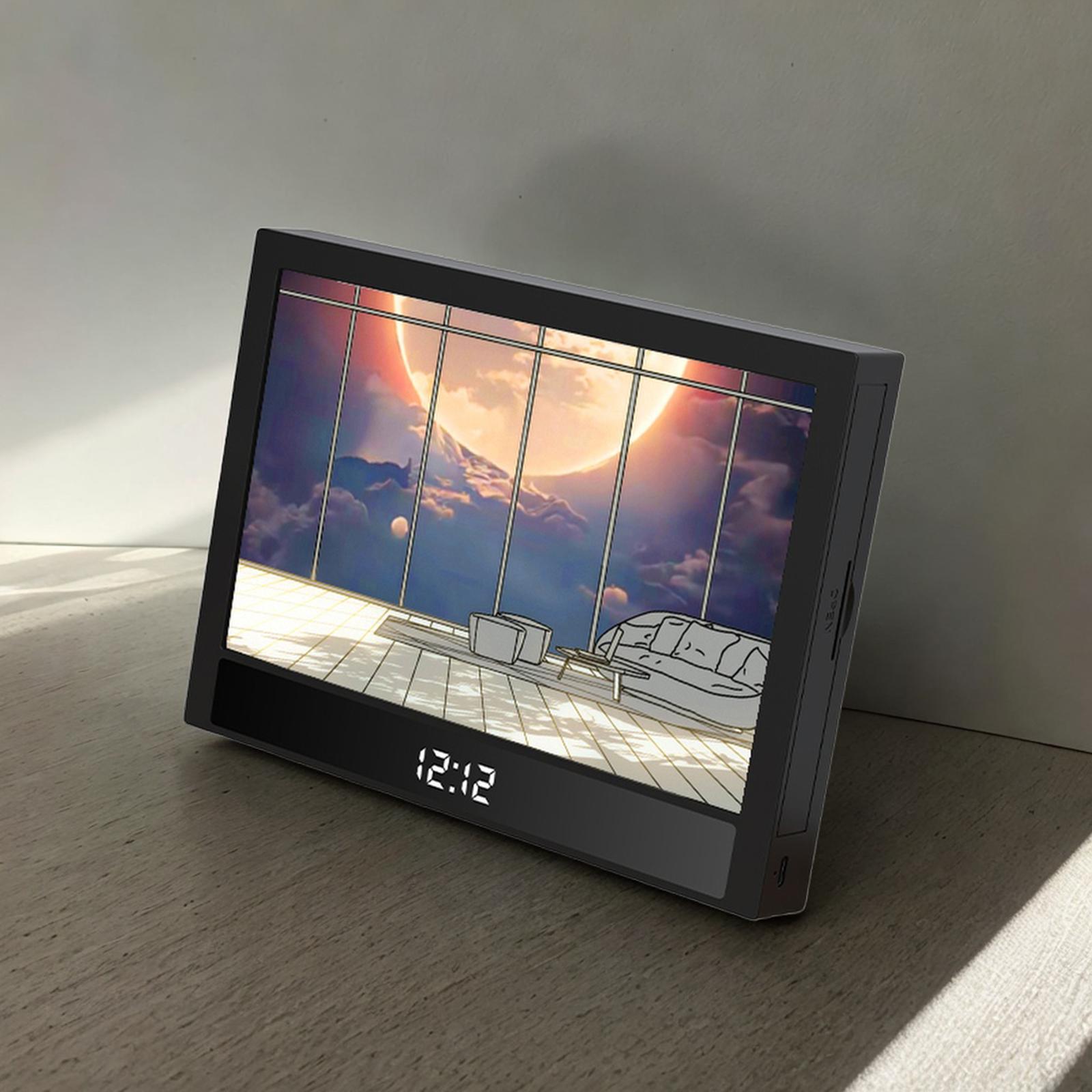 Lighting Painting Decoration with Clock Painting Light for Party Office Home