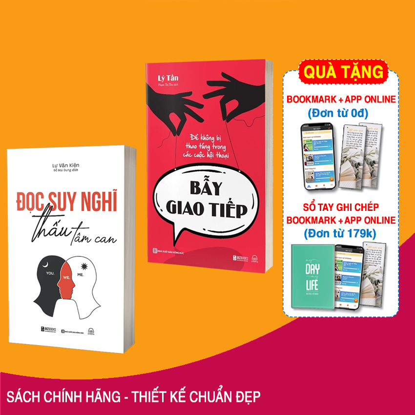 Combo 2 Cuốn Sách Để Không Bị Thao Túng Trong Các Cuộc Hội Thoại: Bẫy Giao Tiếp Và Đọc Suy Nghĩ Thấu Tâm Can