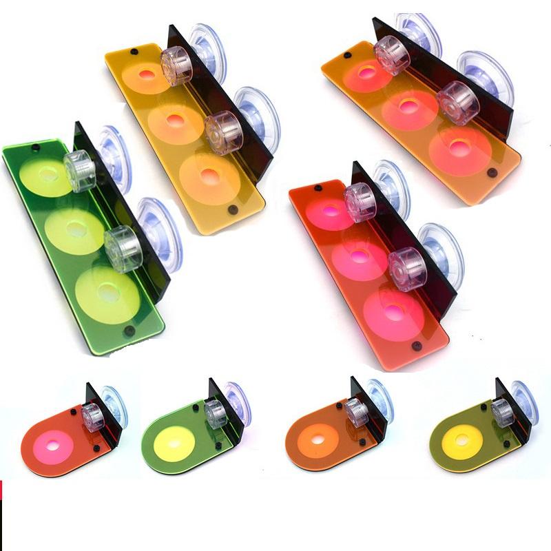Giá đỡ san hô Acrylic Màu Dạ Quang - frag san hô- Scol bể cá san hô có hít kính - phụ kiện hồ nước mặn -shopleo