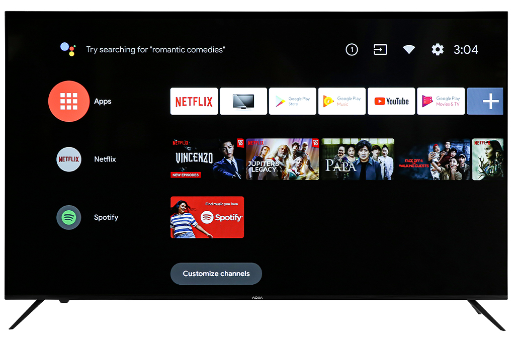 Android Tivi AQUA 4K 65 inch LE65AQT6600UG - Hàng Chính Hãng - Chỉ Giao Hà Nội