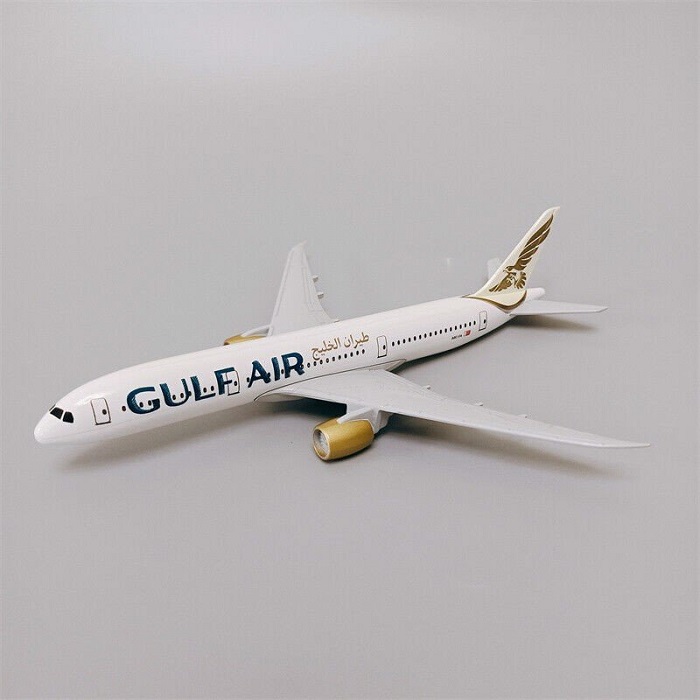 Mô hình máy bay tĩnh B787 Gulf Air 16cm