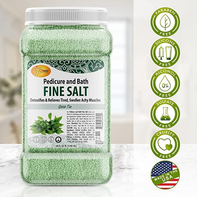 Muối tắm Pedi Bath Fine Salt mùi Trà Xanh 3785 ml