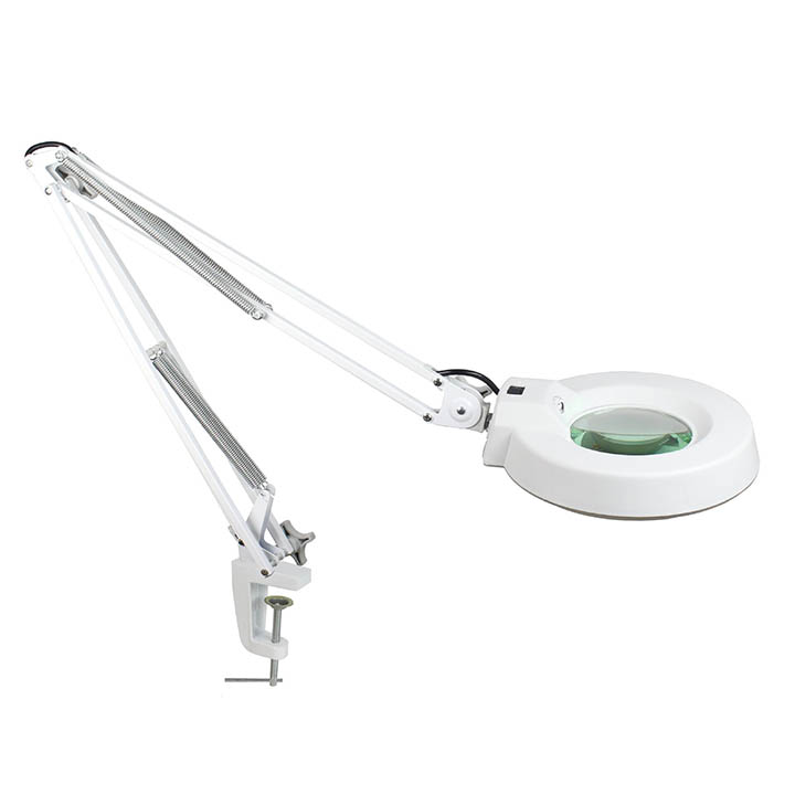 Kính lúp kẹp bàn có đèn LT-86A 10x