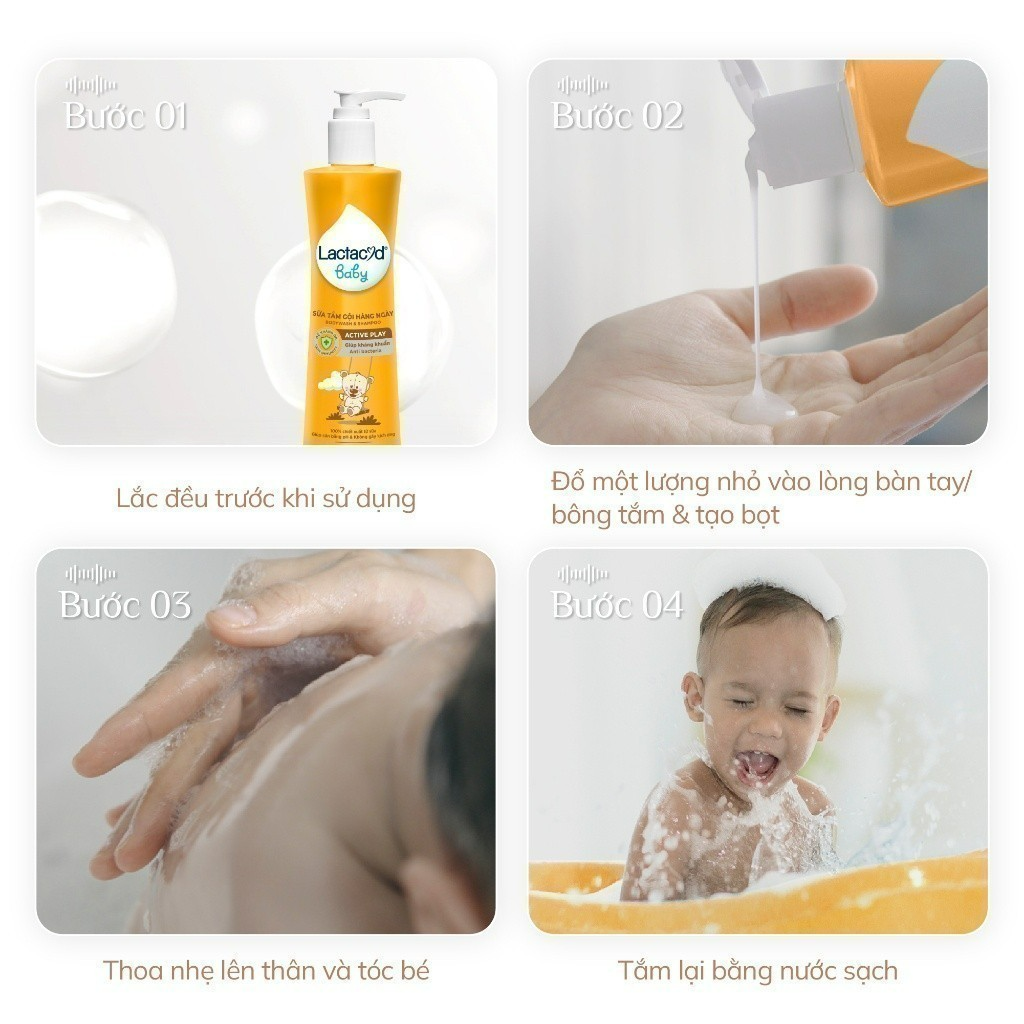 Hình ảnh Sữa Tắm Gội Hằng Ngày Cho Bé Lactacyd Baby Active Play, Giúp Đề Kháng Da Và Bảo Vệ Bé Khỏi Vi Khuẩn 250ml