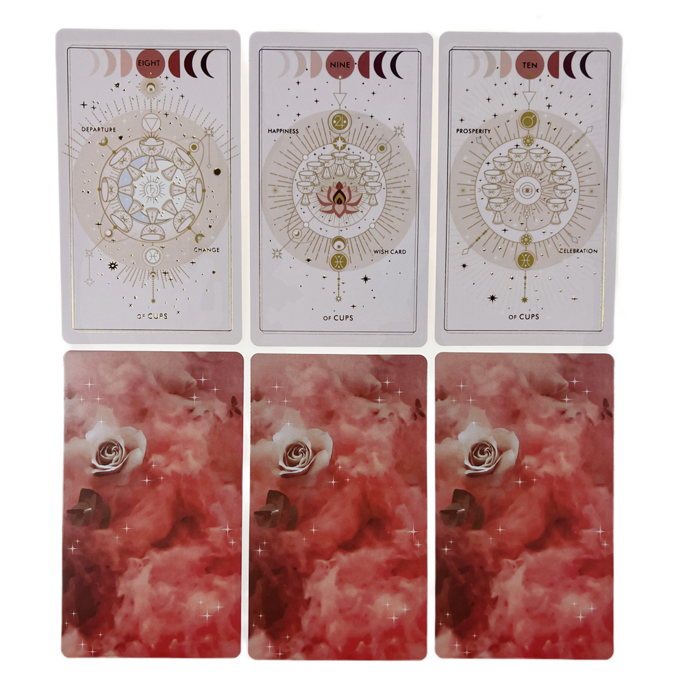 Bộ Bài Destiny Tarot 78 Lá Bài 7x12 Cm Tặng Đá Thanh Tẩy