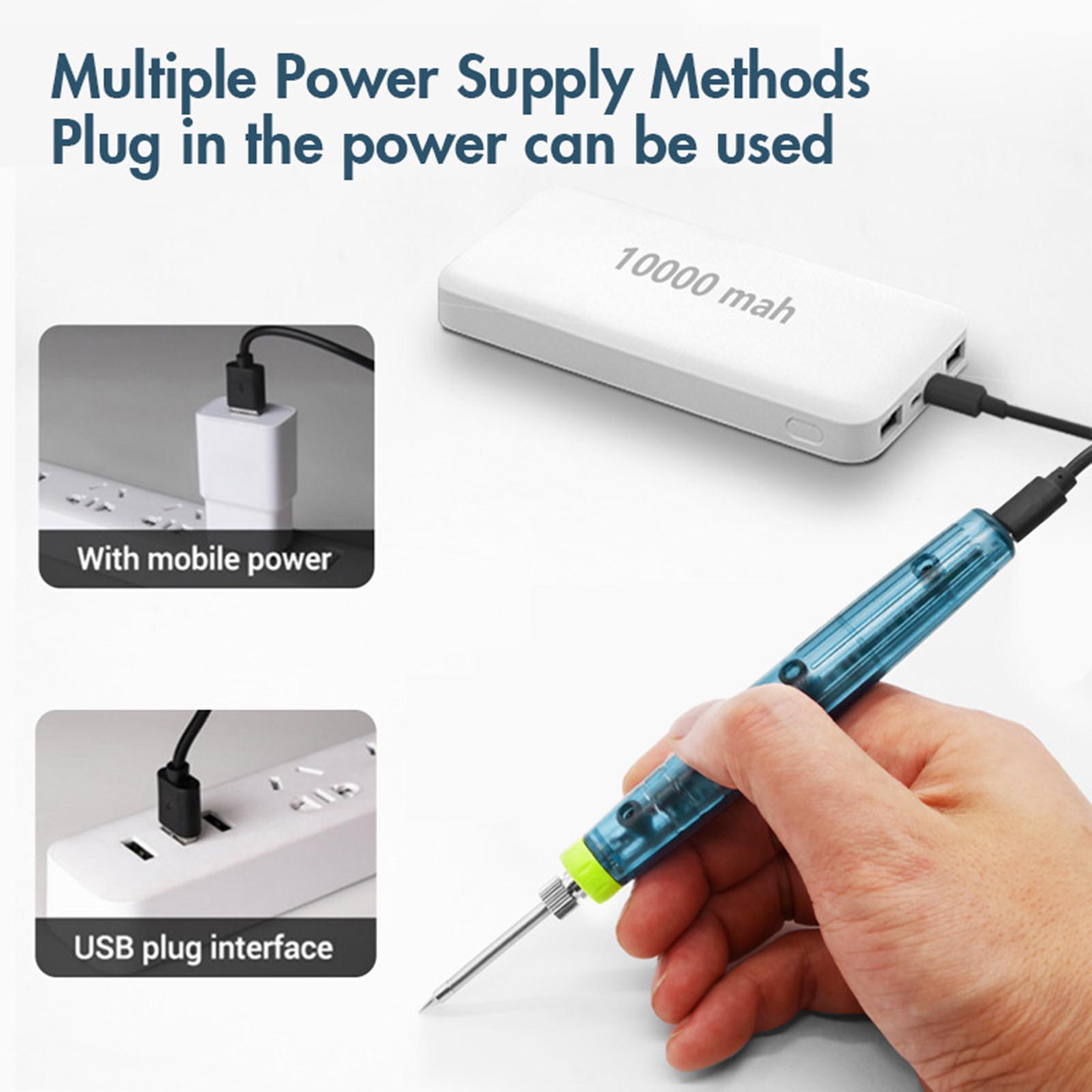 Mini Iron Kit Adjustable Temperature Repair DIY