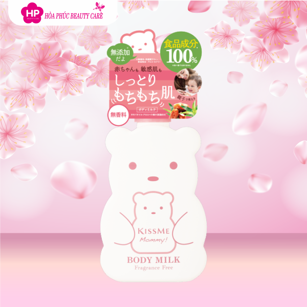 Sữa Dưỡng Thể Cấp Ẩm Dành Cho Bé Từ 06 Tháng Tuổi Và Làn Da Nhạy Cảm Kissme Mommy Body Milk 200 G