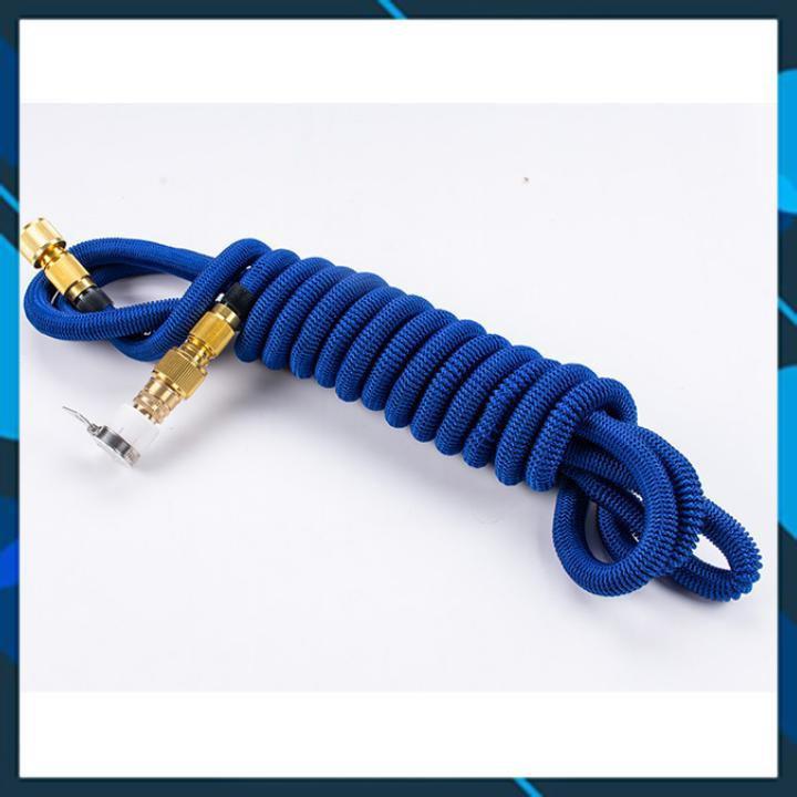 Bộ dây và vòi xịt tăng áp lực nước  rửa xe tưới cây loại 5m   206732