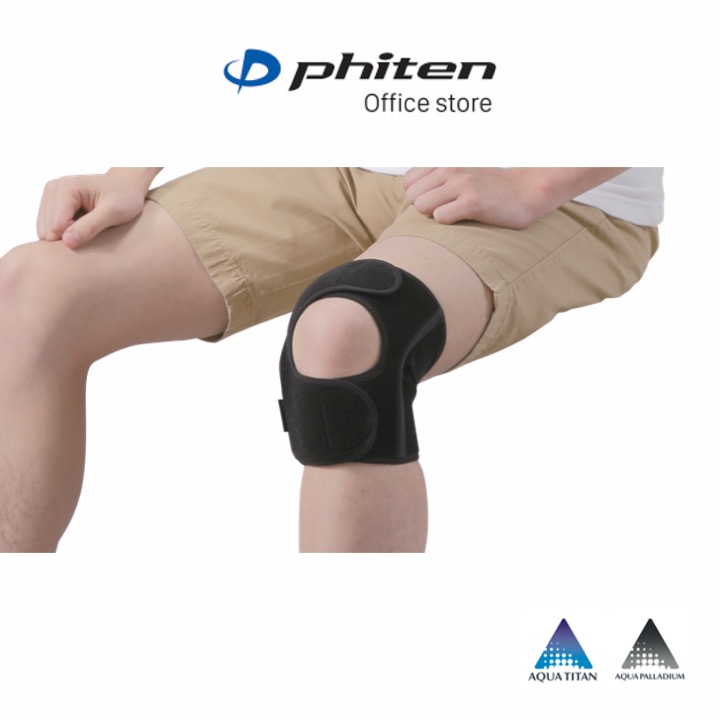 Đai bảo vệ khớp gối Phiten metax loại vừa Metax knee middle type