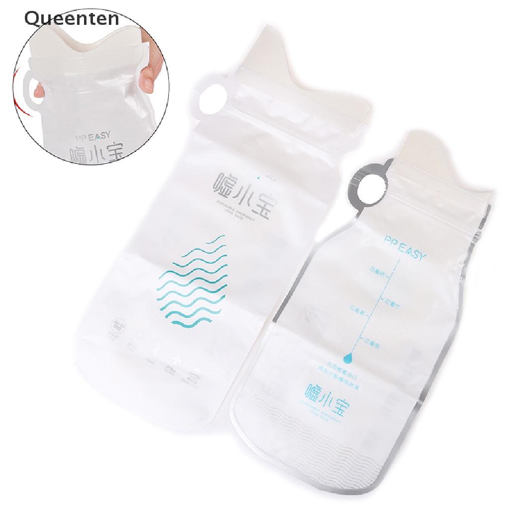 Queenten 4x Portable Disposable Urinal Urine Wee Toilet Bags Camping Car Emergency 700ML QT