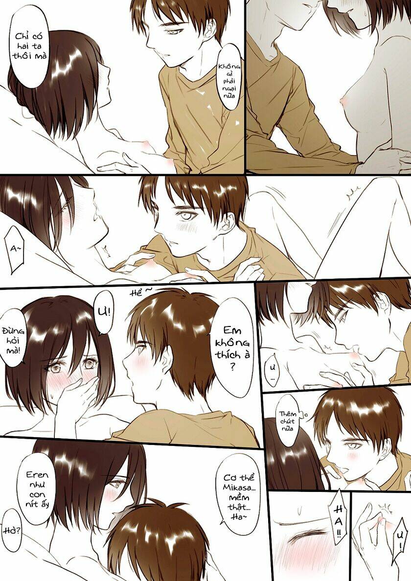 tấn công người khổng lồ - doujinshi our night chapter 3 8