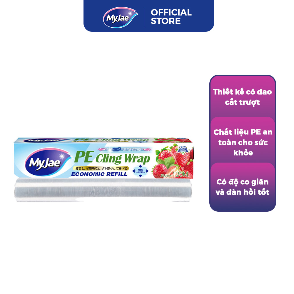 Màng bọc PE dao cắt trượt 120M MyJae
