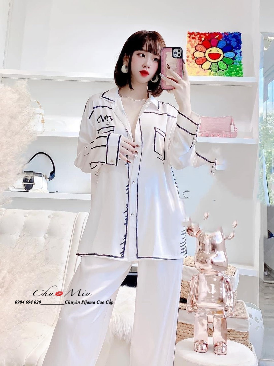 Bộ pijama thiết kế sang chảnh