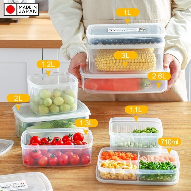 Bộ hộp thực phẩm 2 lớp Nhật Bản 1.1L