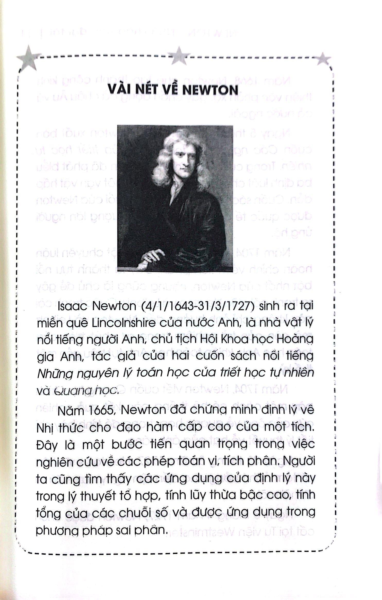 Kể Chuyện Thiên Tài Nổi Tiếng - Newton - Nhà Khoa Học Đại Tài