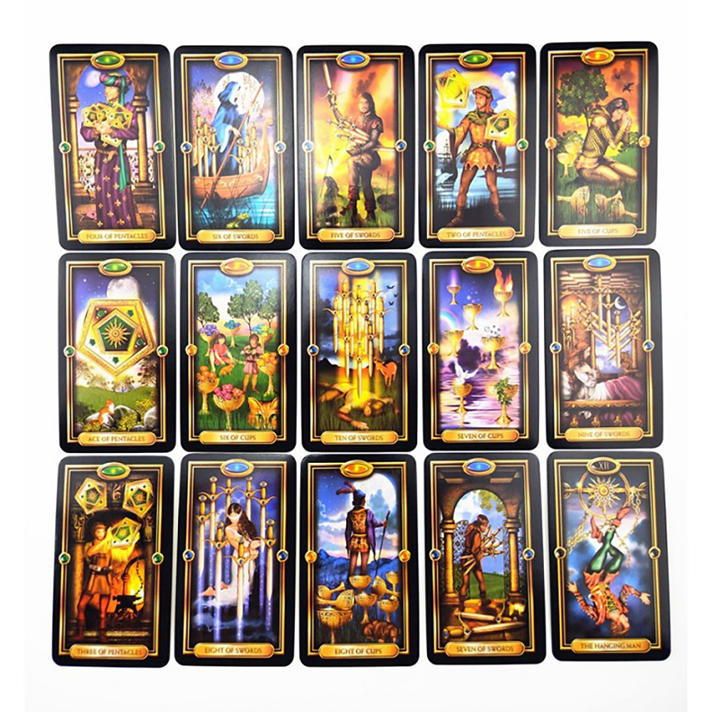 Bộ Bài Tarot Guidance Of Fate Easy Gilded Tarot Đá Thanh Tẩy