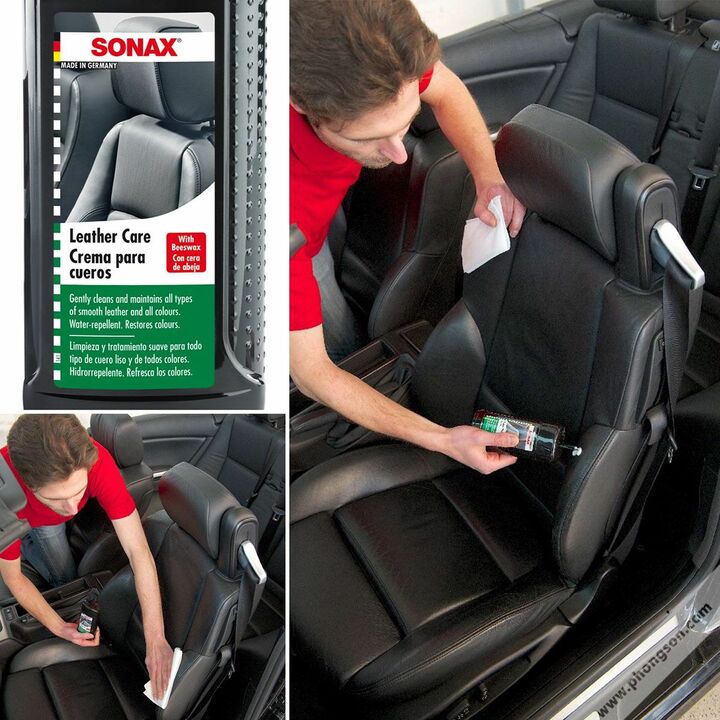 Kem bảo dưỡng ghế da nhãn hiệu Sonax Leather care lotion 250ml - Hàng nhập khẩu