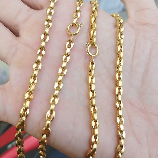 Dây Chuyền Mắc Xích Nhỏ Kiểu Bầu Không Phai Màu- Mang lâu dài tắm rửa thoải mái