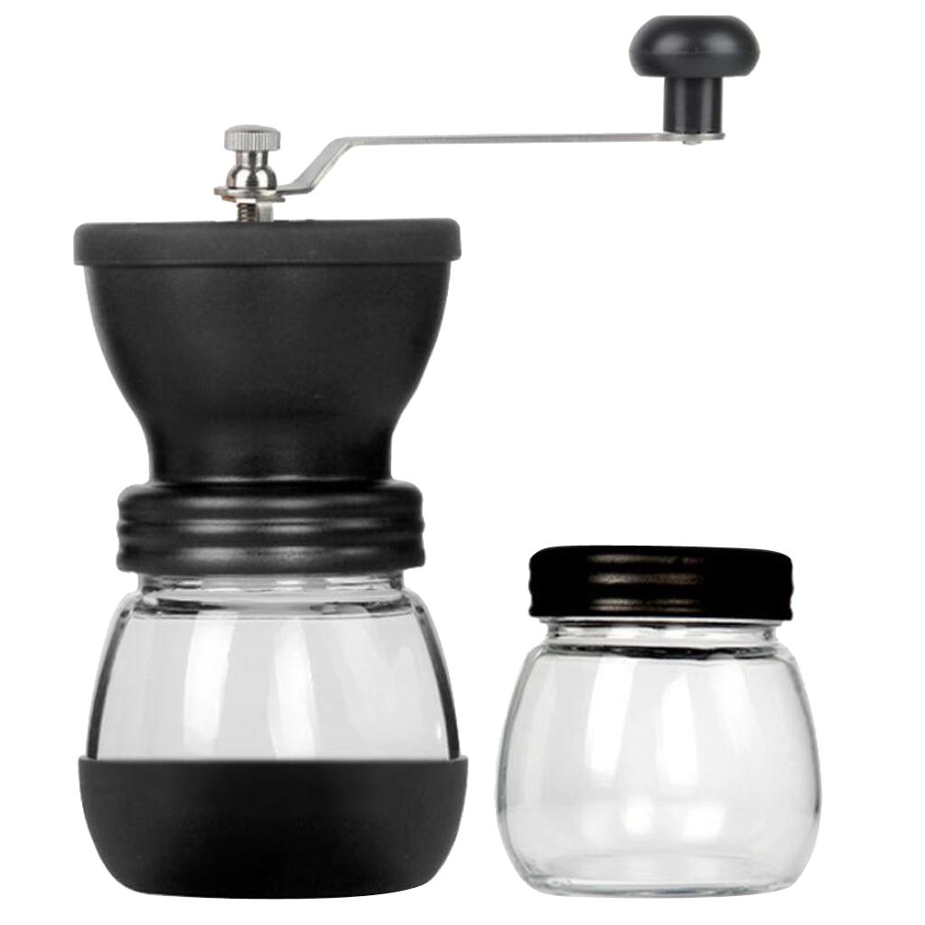Portable Manual Coffee Grinder with Ceramic Burr Bean Mill Tool Hand Grinder