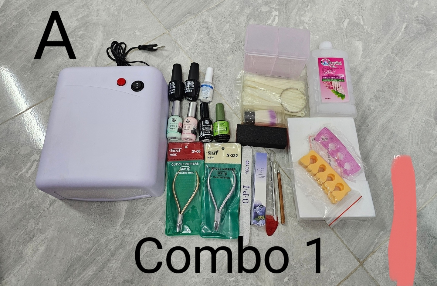 Combo phụ kiện nail 1