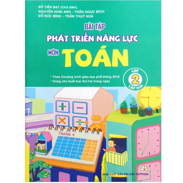 Sách - Bài tập phát triển năng lực môn Toán lớp 2 tập 2 (Dành cho bộ sách cánh diều)