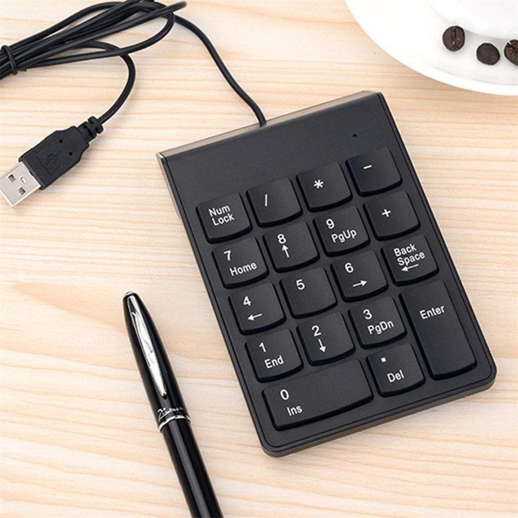 USB 18 Keys Num Pad Numeric Keypad Keyboard for Laptop Notebook