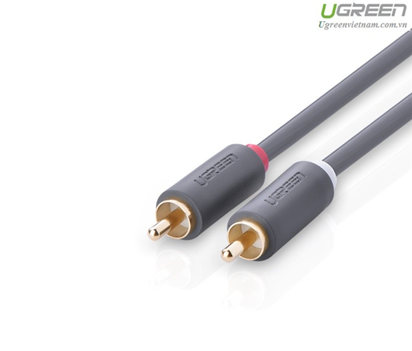 Cáp RCA Ugreen 4 Đầu Dương 10520 (5m) - Hàng Chính Hãng