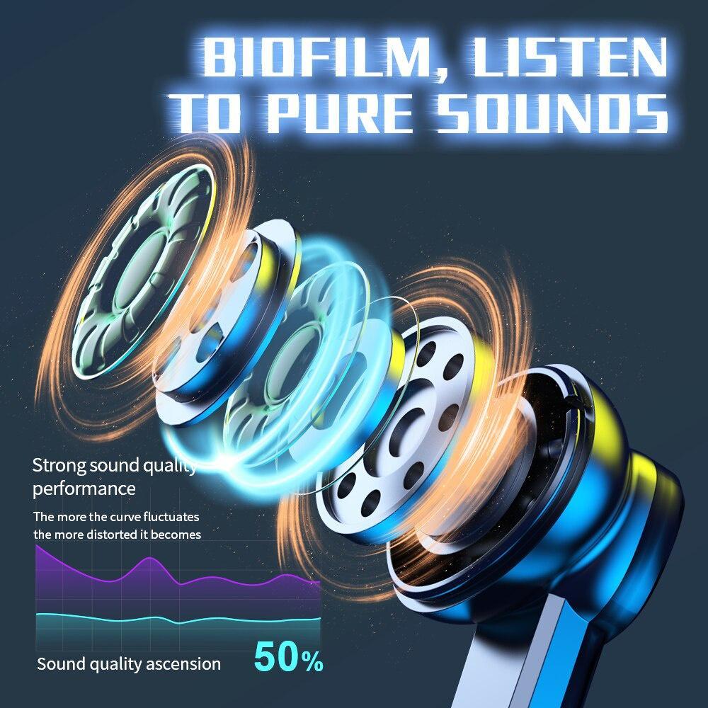 Tai Nghe Bluetooth Không Dây TWS Chống Thấm Nước Có Micro Chất Lượng Cao
