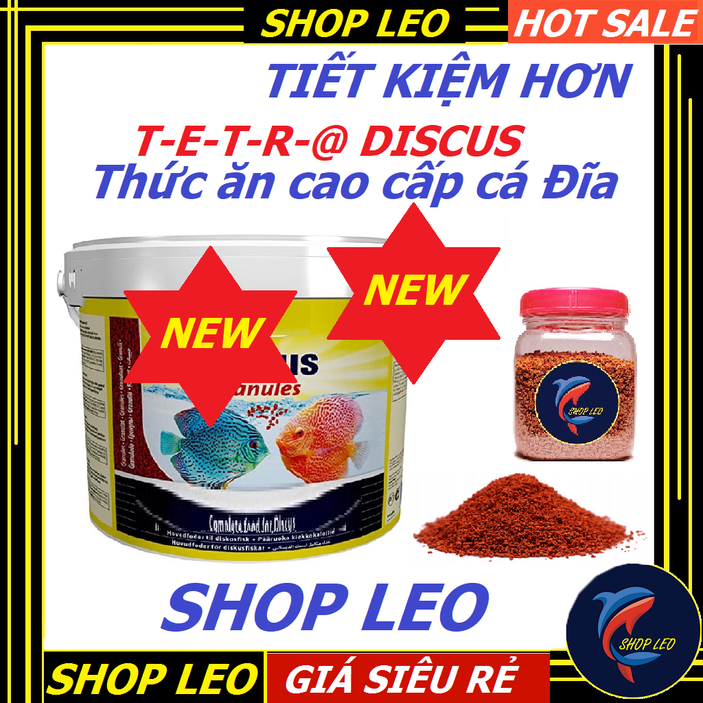 Thức ăn Tetr@ Disscus Granules - cám cá đĩa cao cấp-các dòng cá nhiệt đới-phụ kiện thủy sinh-shopleo