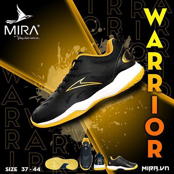 Giày thể thao, Giày cầu lông chất lượng cao bền đẹp Mira Warrior - Dungcusport