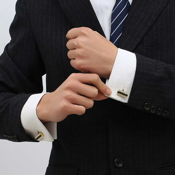 Bộ Khuy Măng Sét - Cufflink Hàng Cao Cấp QT1360
