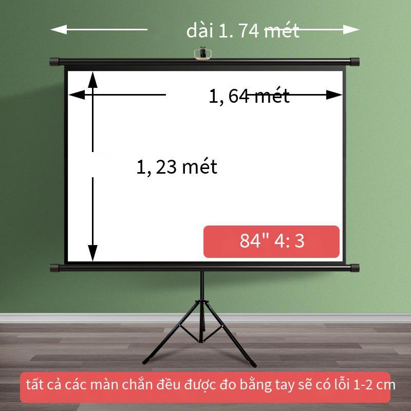 Khung màn hình máy chiếu khuyến mại khung khung chiếu màn hình từ sàn đến trần inch tại nhà di động ngoài trời màn hình không đục lỗ