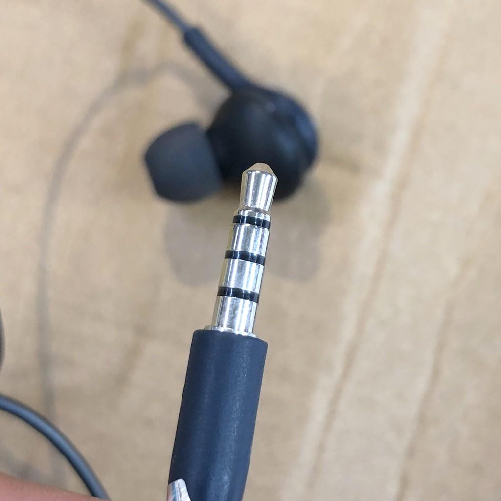 Tai nghe Super Bass chống ồn jack 3.5 mm - Tay nghe nhét tai bọc dù có mic nghe gọi chân tròn dùng cho samsung