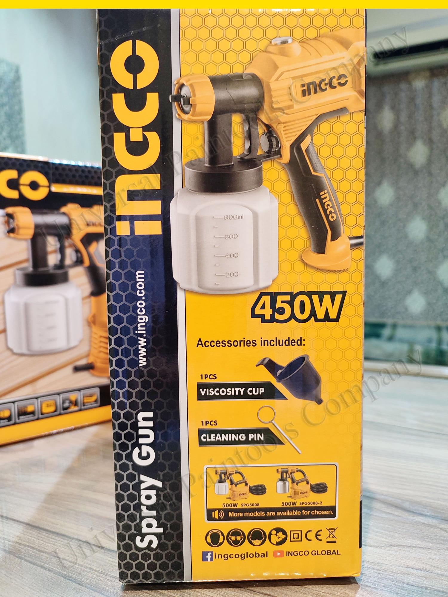 MÁY PHUN SƠN BÌNH NHÔM 500W INGCO SPG5008-2 - HÀNG CHÍNH HÃNG